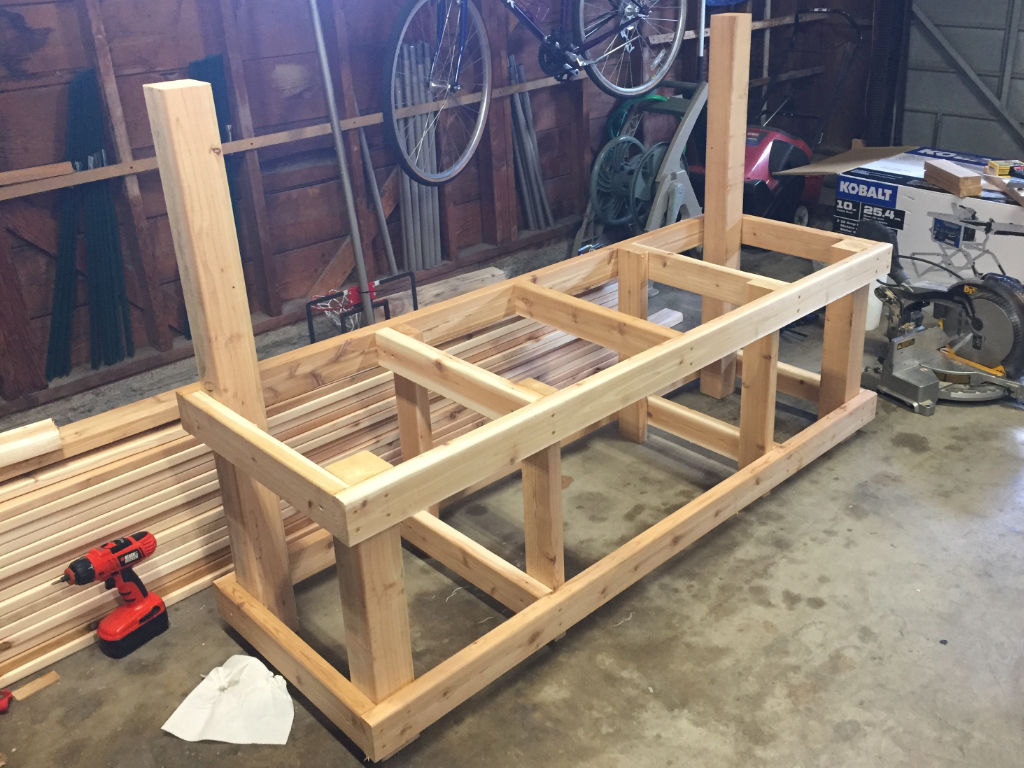 mud kitchen framing