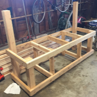 mud kitchen framing